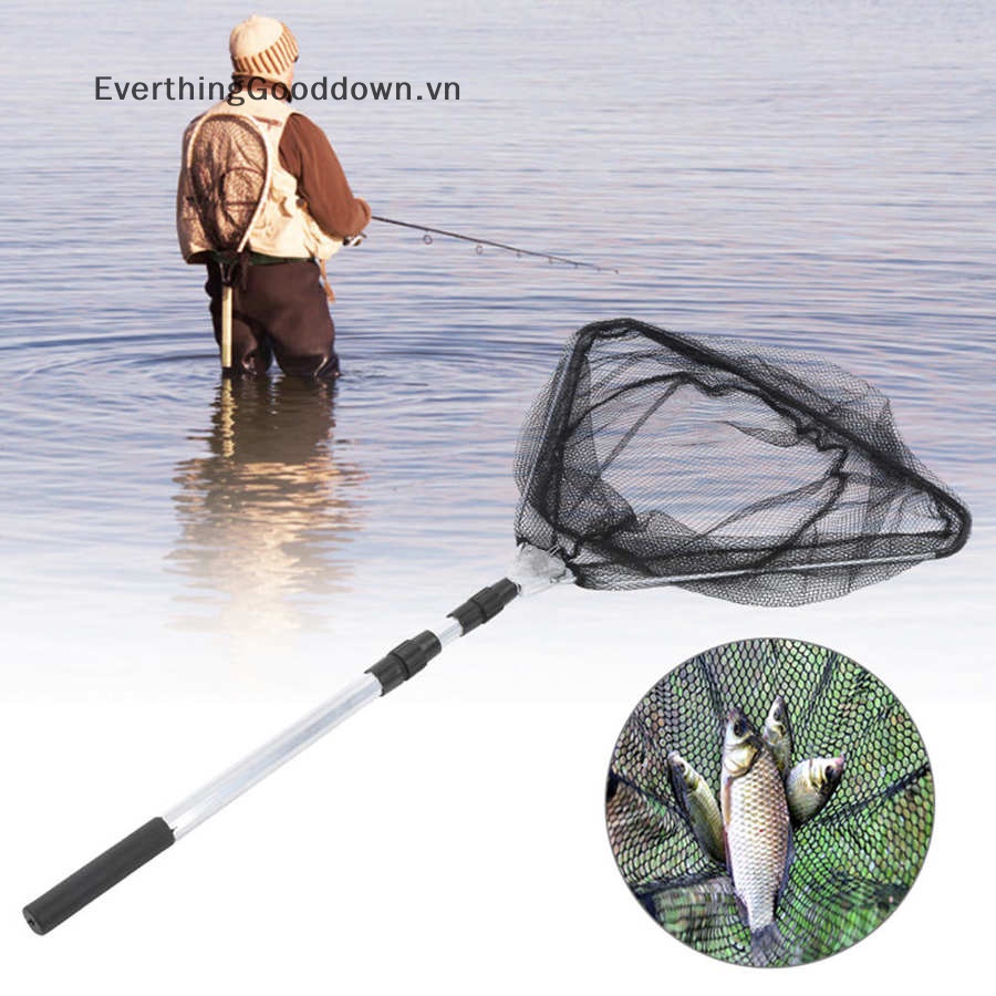 Everthinggooddown Lưới Bắt Cá Bằng Hợp Kim Nhôm Có Thể Gấp Gọn 150CM vn