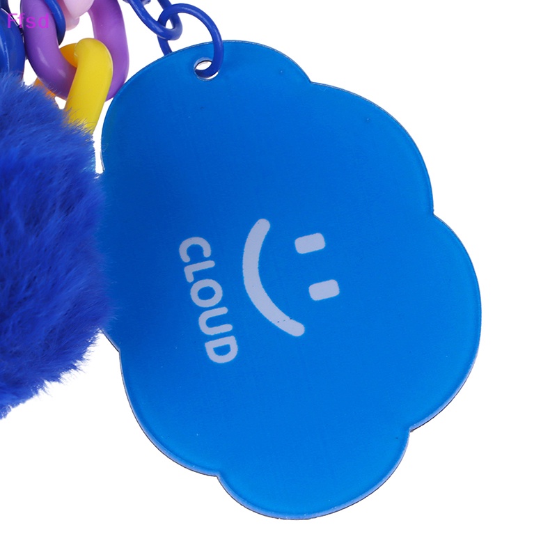 {Ffsd} Móc Khóa Điện Thoại Di Động Mặt Hình Đám Mây Mặt Cười Hoạt Hình Dễ Thương Trang Trí Điện Thoại / Chìa Khóa Xe Hơi