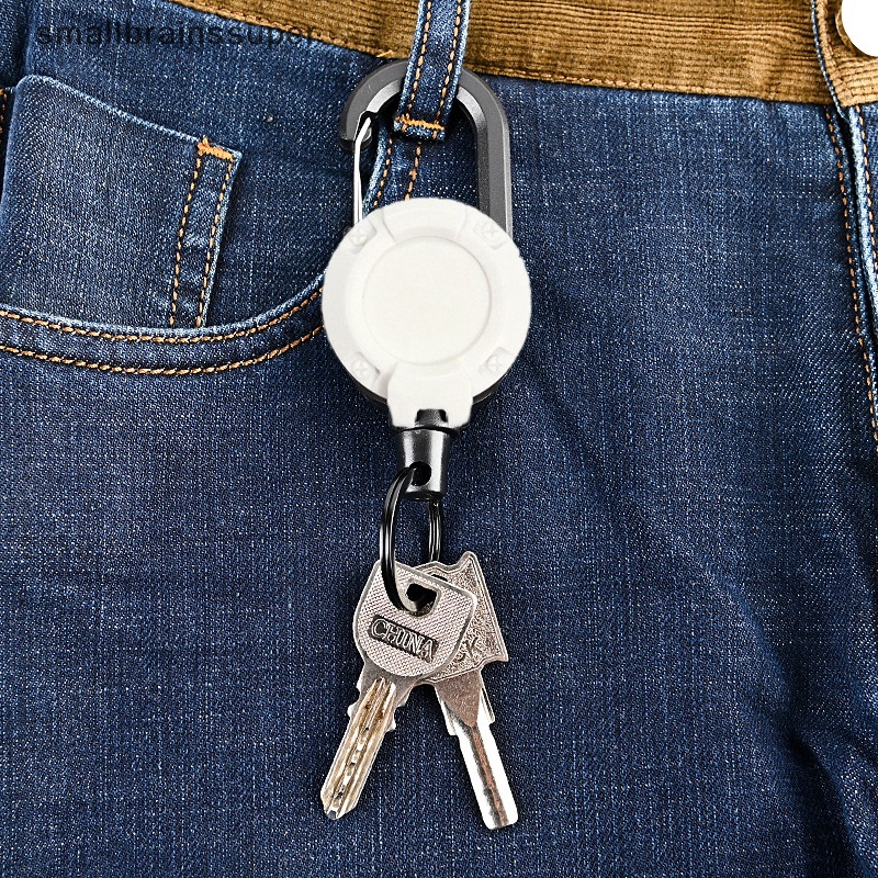 1 Móc Chìa Khóa Thể Thao Chống Trộm Bằng Kim Loại Co Giãn Dễ Tháo Rời