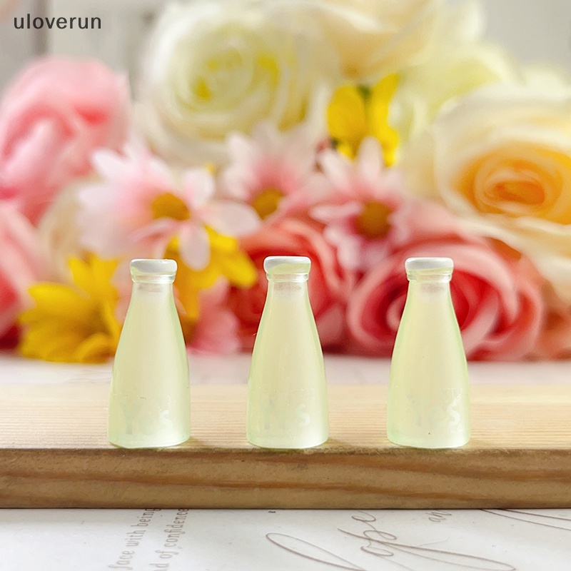 Set 5 Phụ Kiện Trang Trí Điện Thoại Hình Chai Kem Bằng Nhựa Dạ Quang Độc Đáo DIY