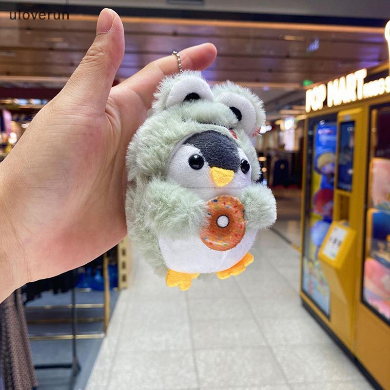 Móc Khóa Hình Chim Cánh Cụt Nhồi Bông Xinh Xắn Dễ Thương