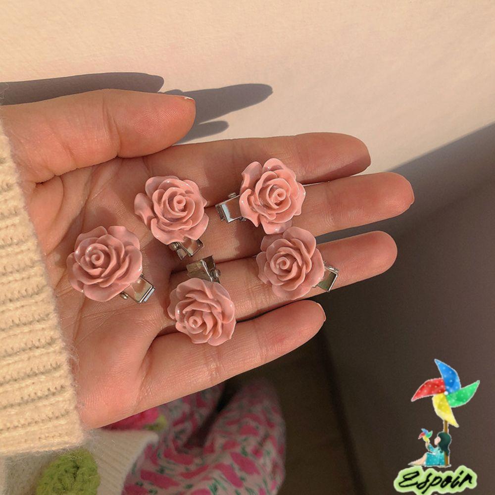 ESPO Set 5 Kẹp Tóc Hoa Hồng Ngọt Ngào