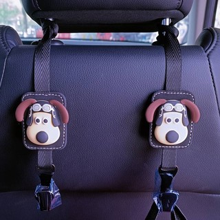 Car Hook Chair Back Hook Creative Cartoon Wallace and Gromit Car Hook Practical Cute Mini Small Hook kT0l