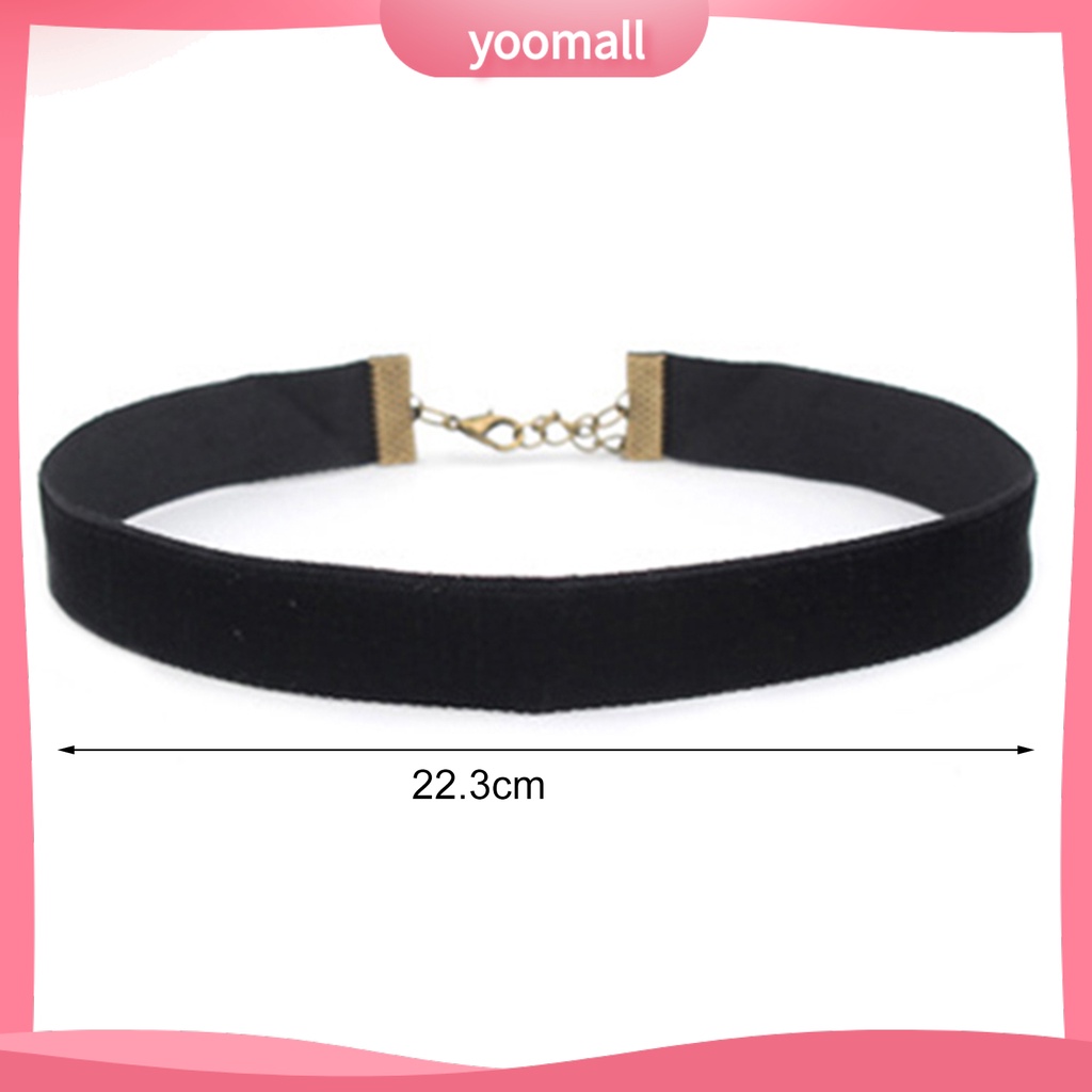 Set 5 Vòng Cổ Choker Chất Liệu Nhung Mềm Mại Thời Trang Cho Nữ