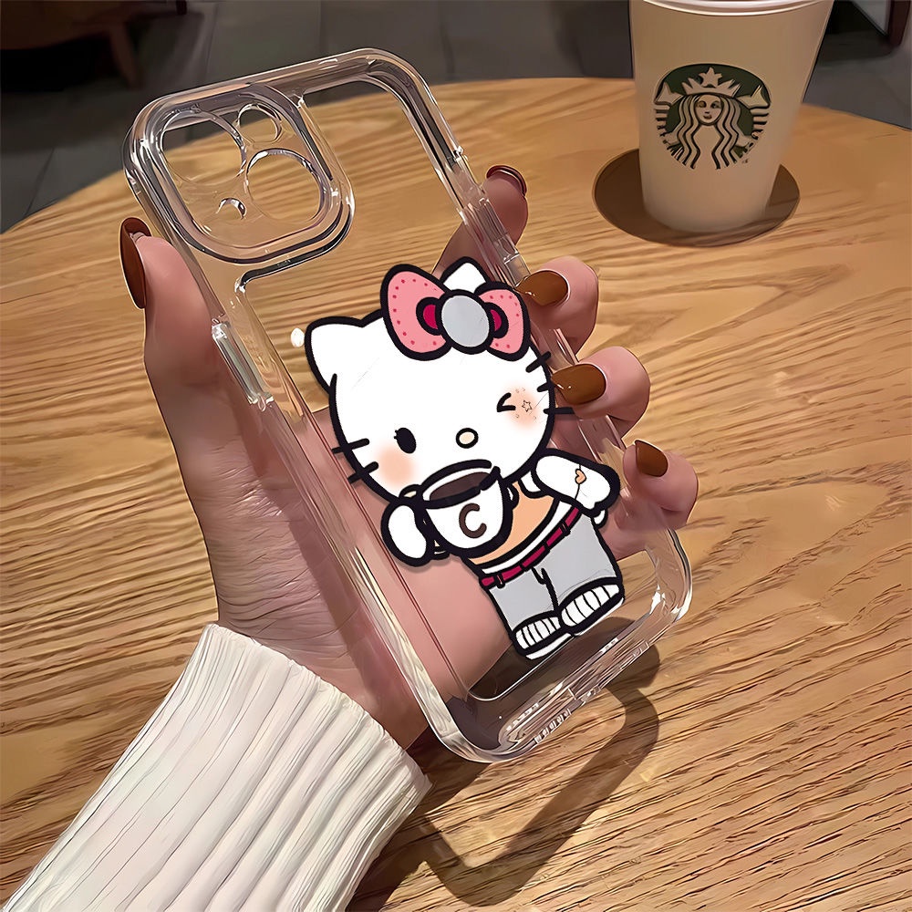 Bộ Dụng Cụ Bảo Vệ An Toàn Cho Bé111312Ốp Điện Thoại Mềm In Hình Ly Cà Phê Dễ Thương Cho Apple kt7 iPhone14Promax 8p ZTEH