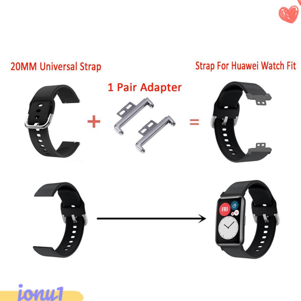 JONYE 1 Cặp Dụng Cụ Nối Dây Đeo Đồng Hồ 20Mm Cho Huawei Watch Fit