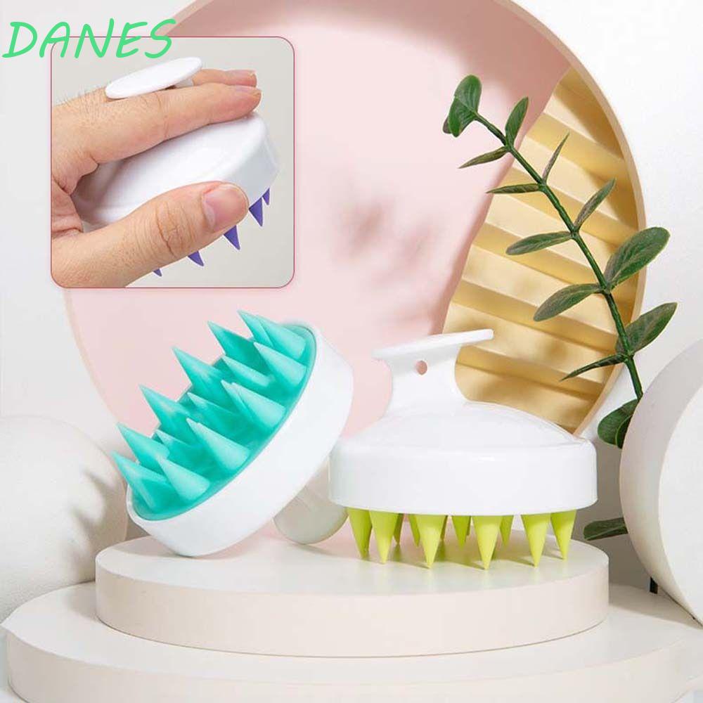 DANES Bàn Chải Gội Đầu Mát Xa Da Đầu Thoải Mái Tiện Dụng
