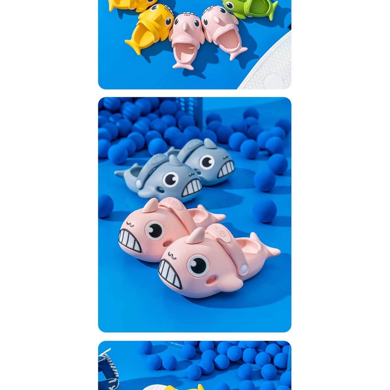 Dép Sandal Hình Cá Voi Phong Cách Mới Cho Bé Trai Bé Gái
