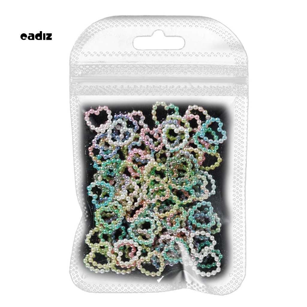 1 Túi Hạt Nhựa PVC Màu Sắc Tươi Sáng Dùng Trang Trí Móng Tay Nghệ Thuật DIY