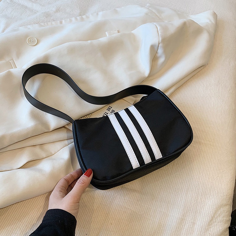 Túi Xách Đeo Vai / Kẹp Nách Chất Liệu Nylon Kích Cỡ Lớn Phong Cách Thời Trang Hàn