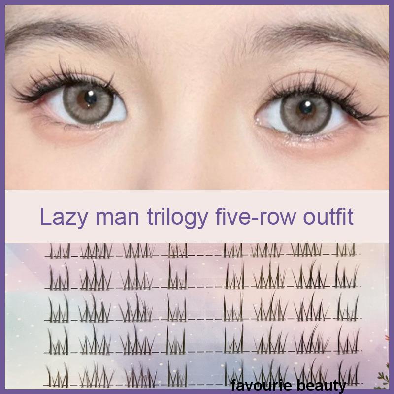 ✨✨Lông mi giả đuôi cá Thân mảnh Lông mi giả tự nhiên Lông mi giả cổ tích