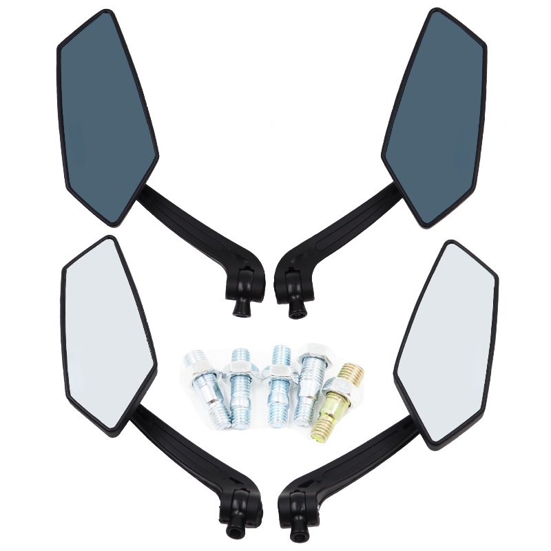 Bộ 2 Gương Chiếu Hậu 8mm 10mm Tầm Nhìn HD Chuyên Dụng Cho Xe Máy KOSO