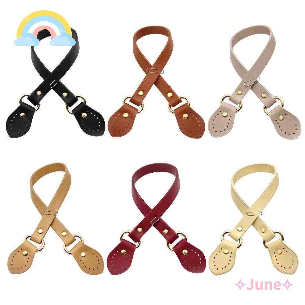 JUNE Dây Đeo Túi Xách Bằng Da Chất Lượng Cao