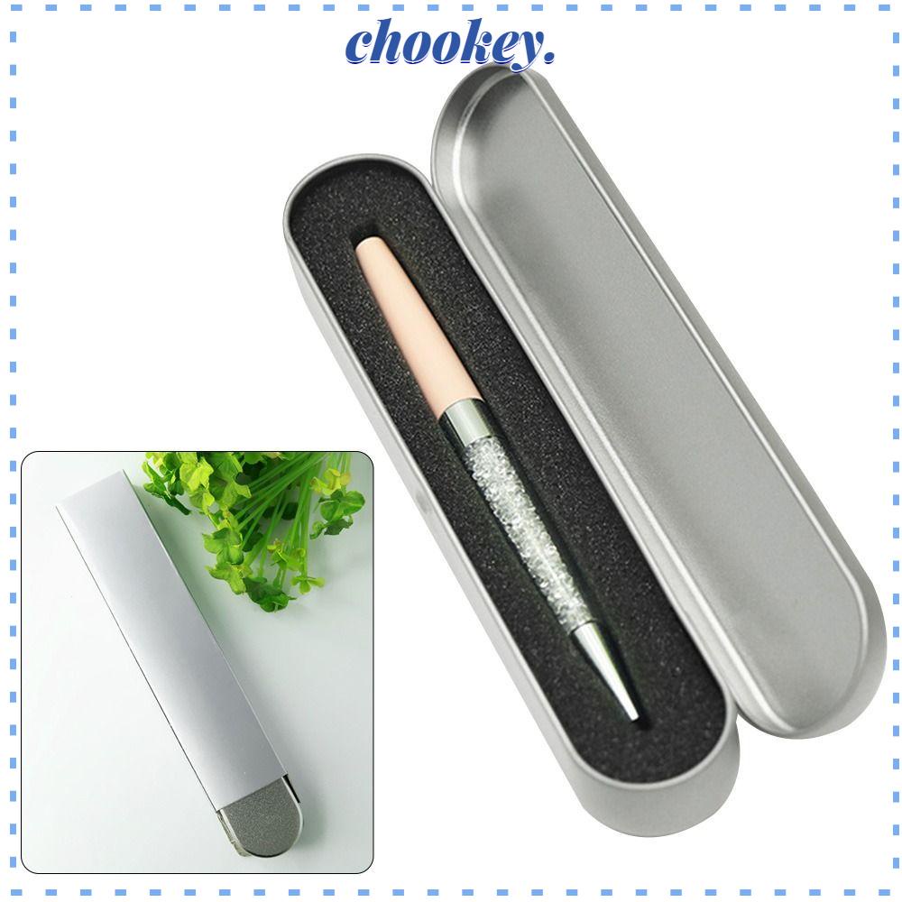 CHOOKEY Túi Đựng Bút Hình Chữ Nhật Màu Bạc Sáng Tạo Ốp