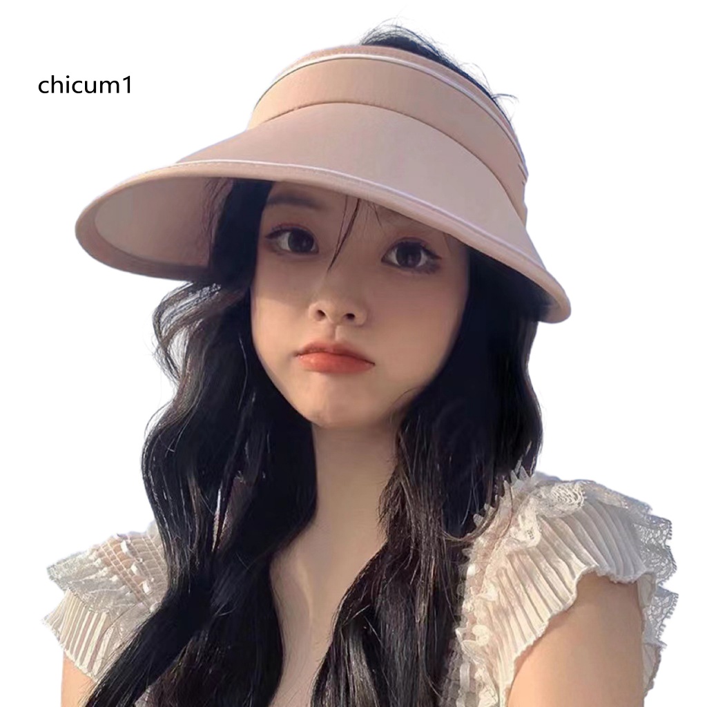 Mũ Lưỡi Trai Nửa Đầu Chống Nắng Màu Trơn Thời Trang Mùa Hè