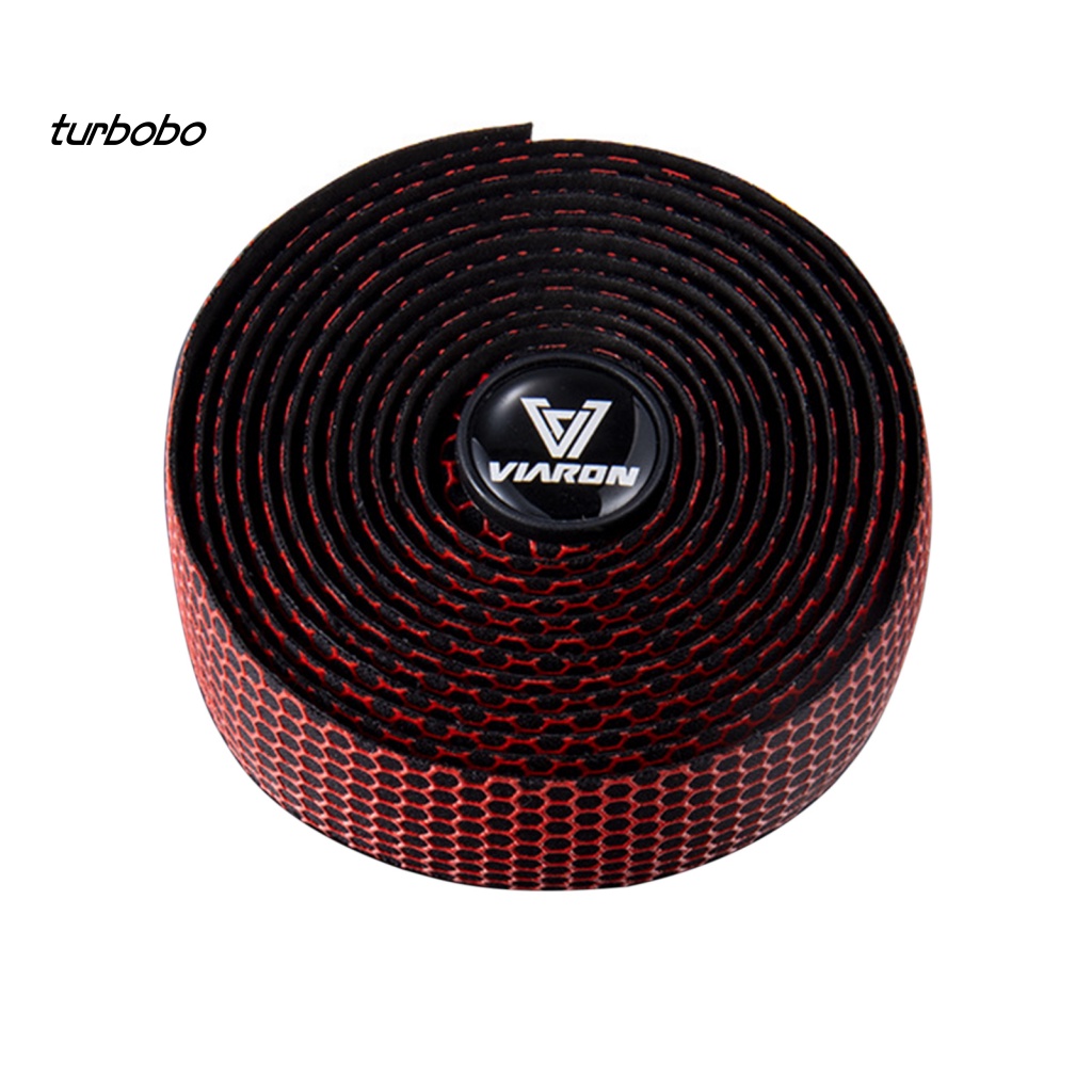 1 Cặp Băng Quấn Tay Lái Xe Đạp Bằng Polyurethane Tổ Ong Chống Trượt Thoáng Khí