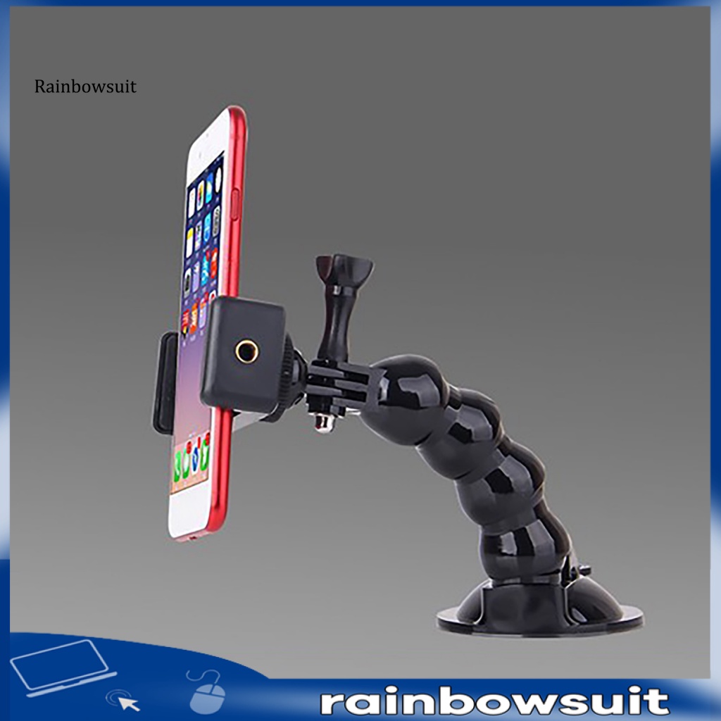 Giá Đỡ Điện Thoại Ghi Hình Hình Rắn Dạng Cốc Hút Đa Năng Có Thể Điều Chỉnh Cho Xe Hơi