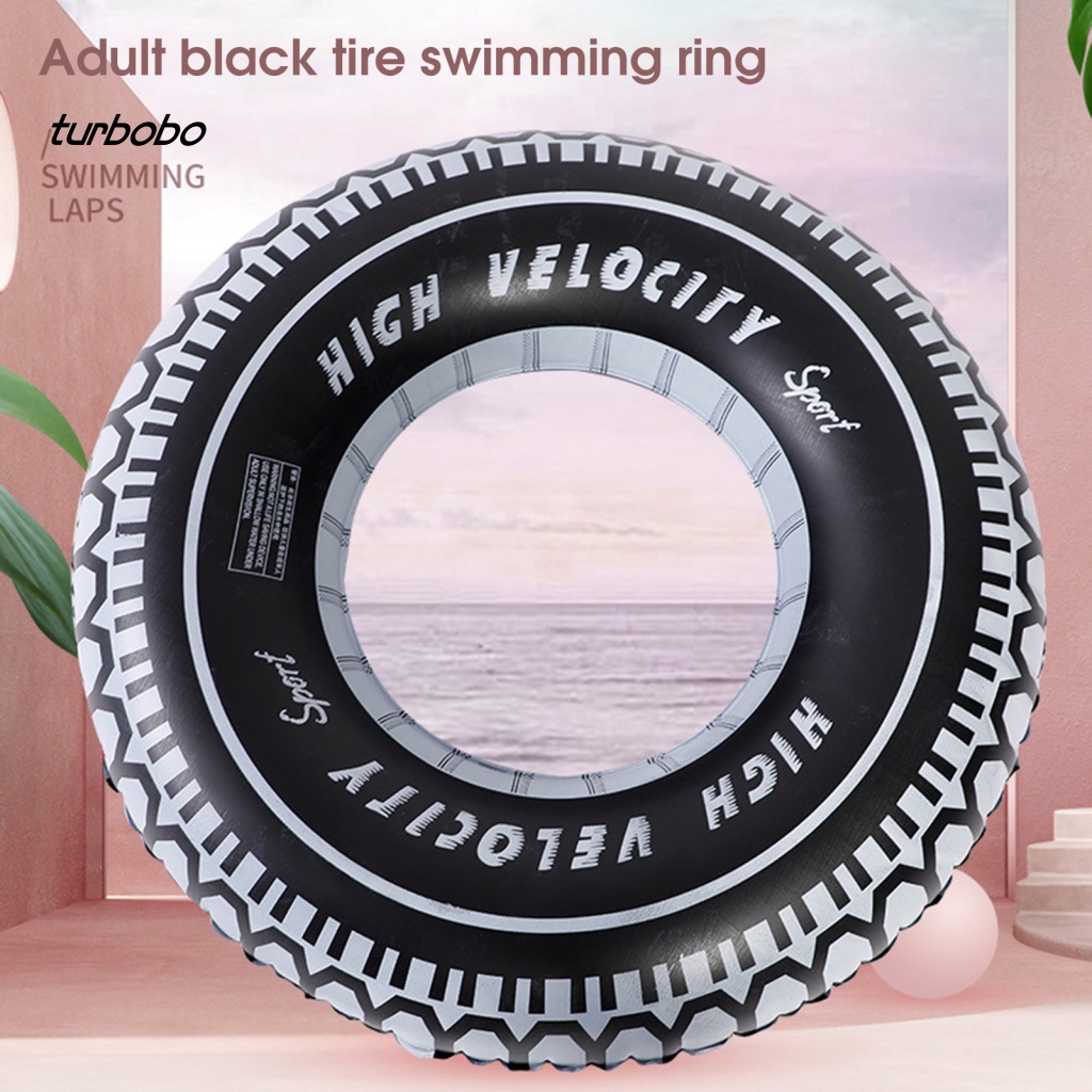 Phao Bơi PVC Dày Dặn Hình Tròn Có Bánh Xe Thông Dụng Cho Hoạt Động Dưới Nước