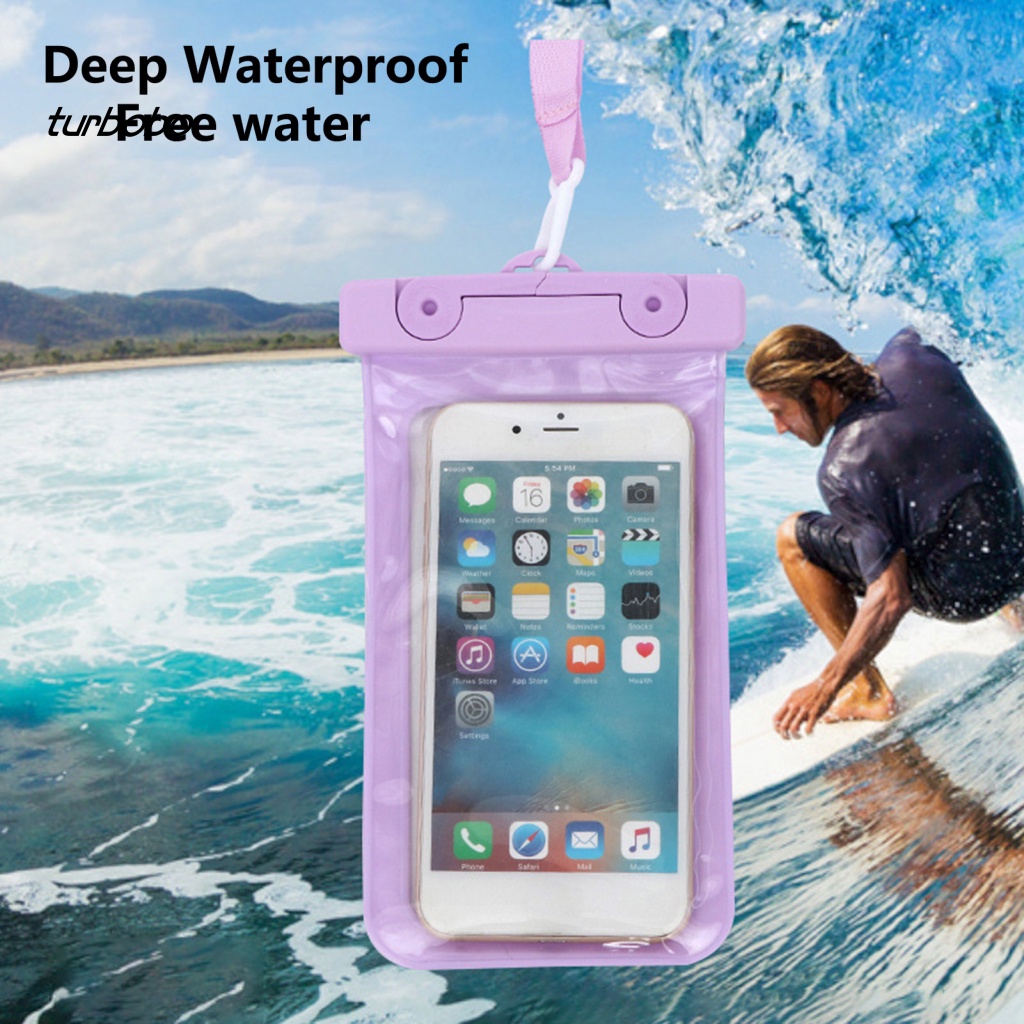 Túi Đựng Điện Thoại Trong Suốt Chống Nước Chống Rò Rỉ Có Dây Đeo