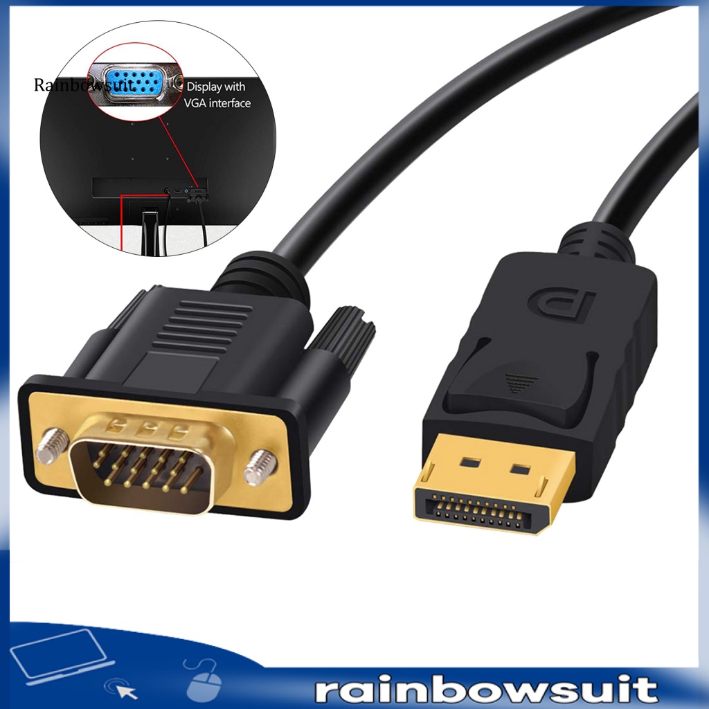 Dây Cáp Chuyển Đổi DP Sang VGA Chuyên Dụng Cho Máy Tính
