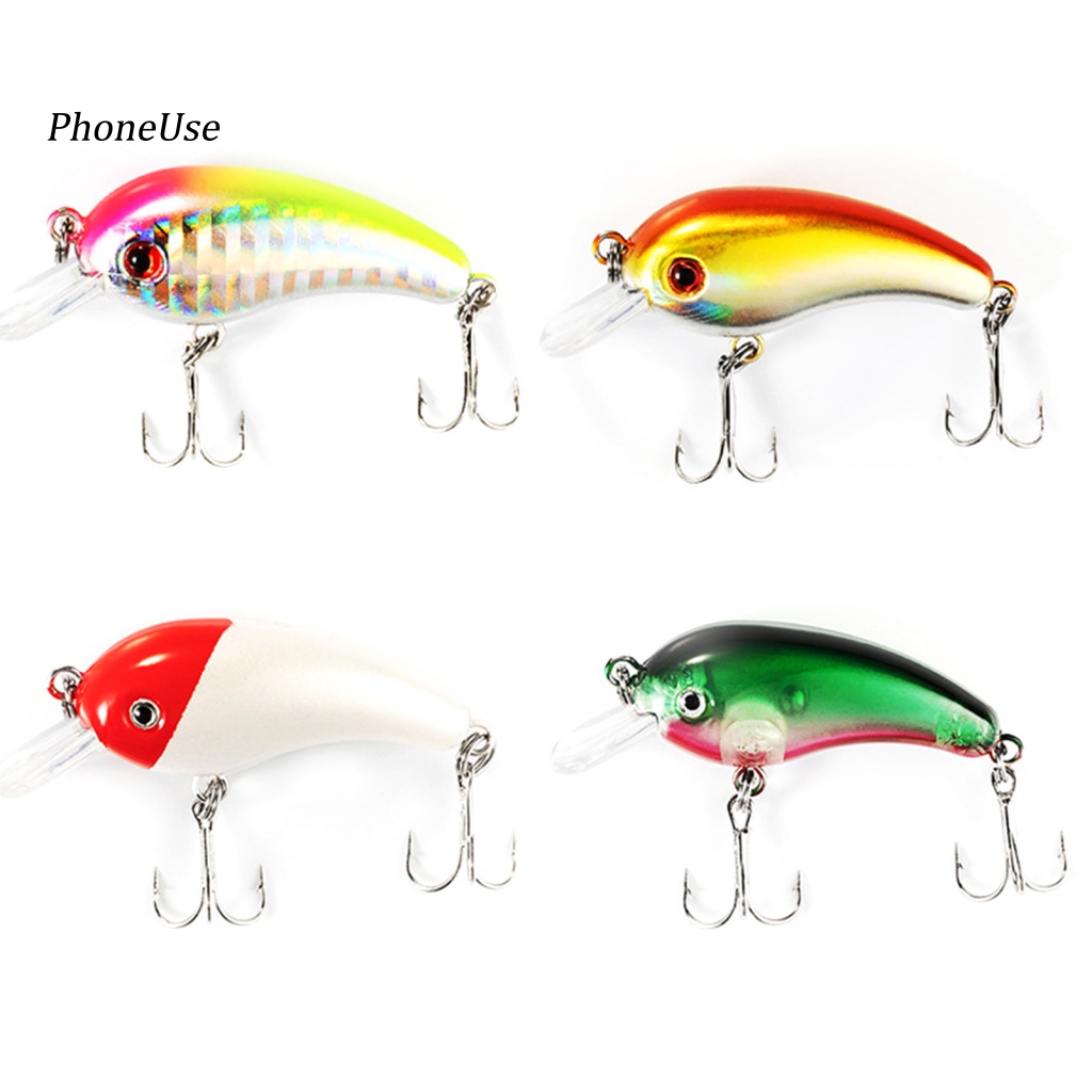 Mồi Câu Cá Nổi 3D Bằng Nhựa PU 55mm / 56g Chống Nước Có Móc Treble