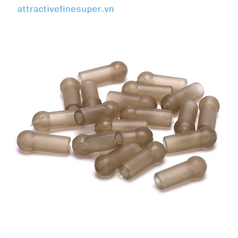 Afs Set 20 Hạt Xỏ Lỗ Đầu Tròn Phụ Kiện Câu Cá / Trực Thăng / Chạy Bộ