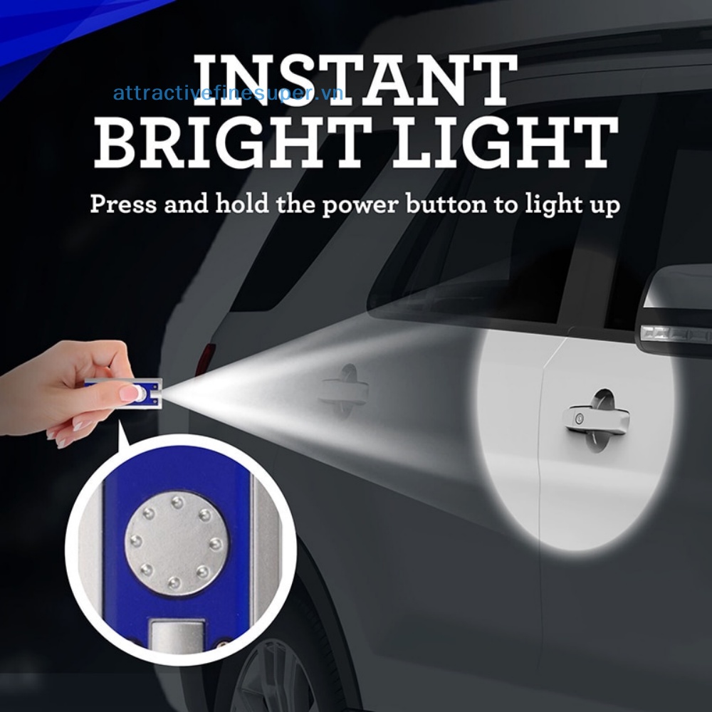 Afs Móc Khóa Đèn Pin LED Mini Bỏ Túi Tiện Lợi