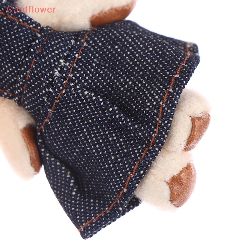 Bộ 2 Móc Khóa Hình Gấu / Thỏ Nhồi Bông 5cm Dễ Thương