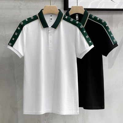 Áo polo nam BEFOYI cotton tay ngắn dáng rộng thường ngày mùa hè M-4XL