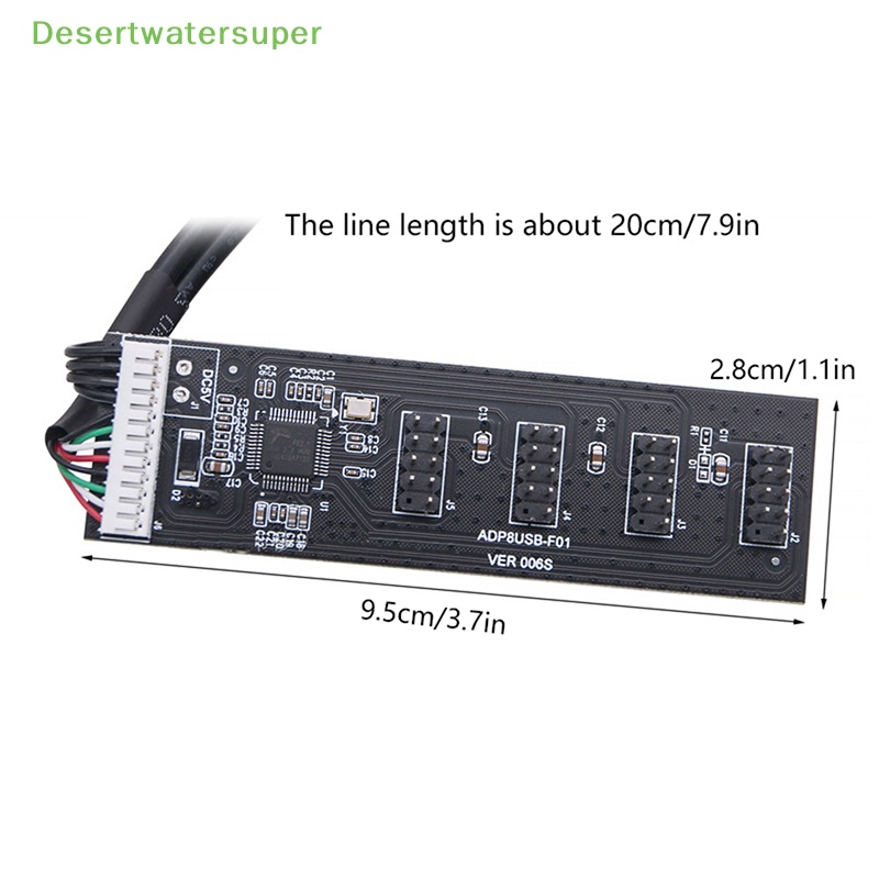 Cáp Nối Bo Mạch Chủ USB 2.0 9Pin 1 Đến 4