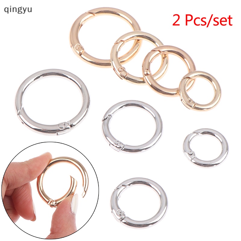 Bộ 2 Khóa Chữ O Bằng Kim Loại Cho Túi Xách