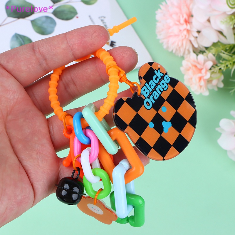 Móc Chìa Khóa Hình Gấu Và Hoa Đáng Yêu Dành Cho Xe Hơi Mới