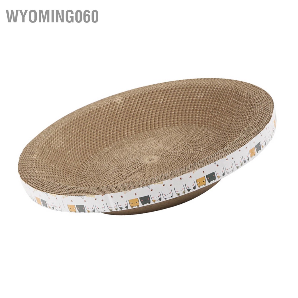 Wyoming060 Cat Scratcher Bed Chống trầy xước Tấm tròn lớn Scratch Pad Tổ để bảo vệ đồ nội thất