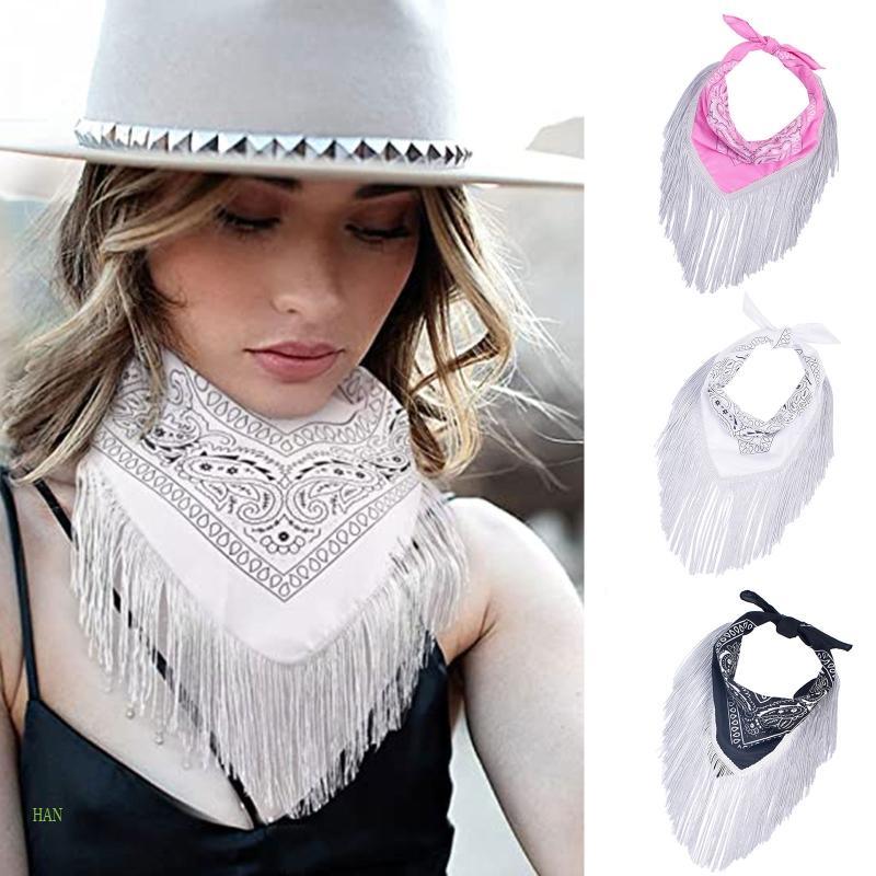 Khăn Bandanas Tua Rua Bachelorette Thời Trang Cho Nữ