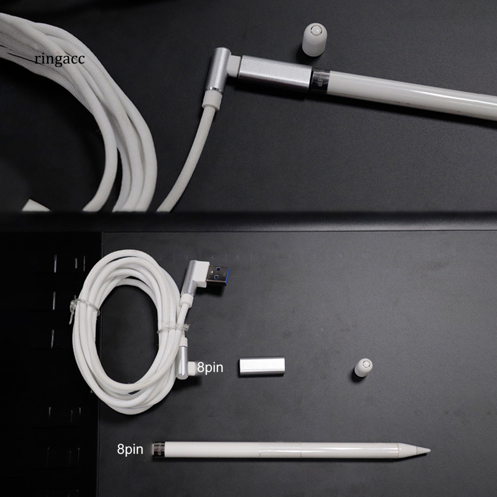 Bộ Chuyển Đổi Sạc Nhanh Bằng Hợp Kim Nhôm Cho Bút Cảm Ứng Apple