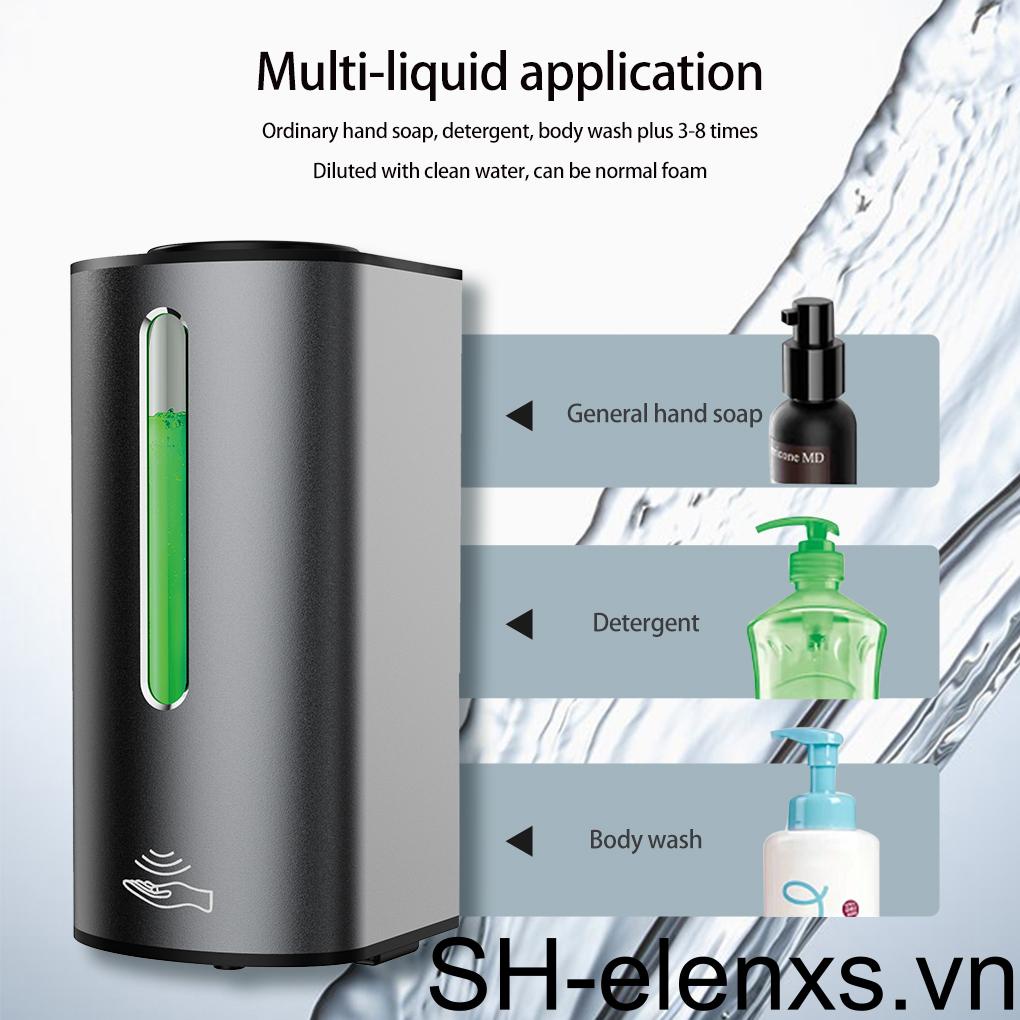 Máy Bơm Bọt Xà Phòng Rửa Tay Tự Động 380ml Treo Tường Tiện Dụng