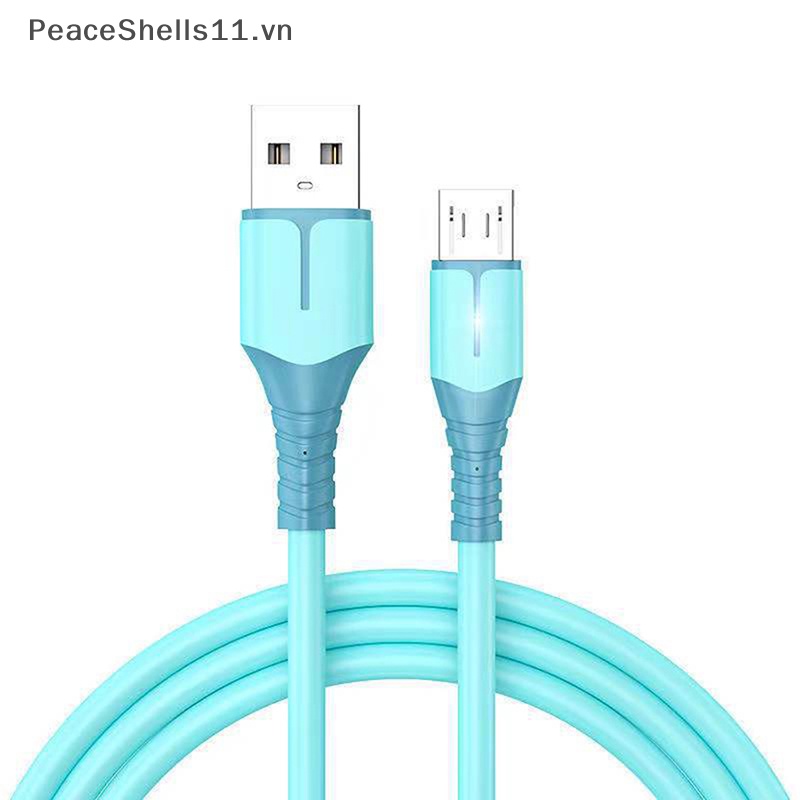 Cáp Sạc Nhanh USB 3A Có Đèn LED Chất Lượng Cao Cho Điện Thoại