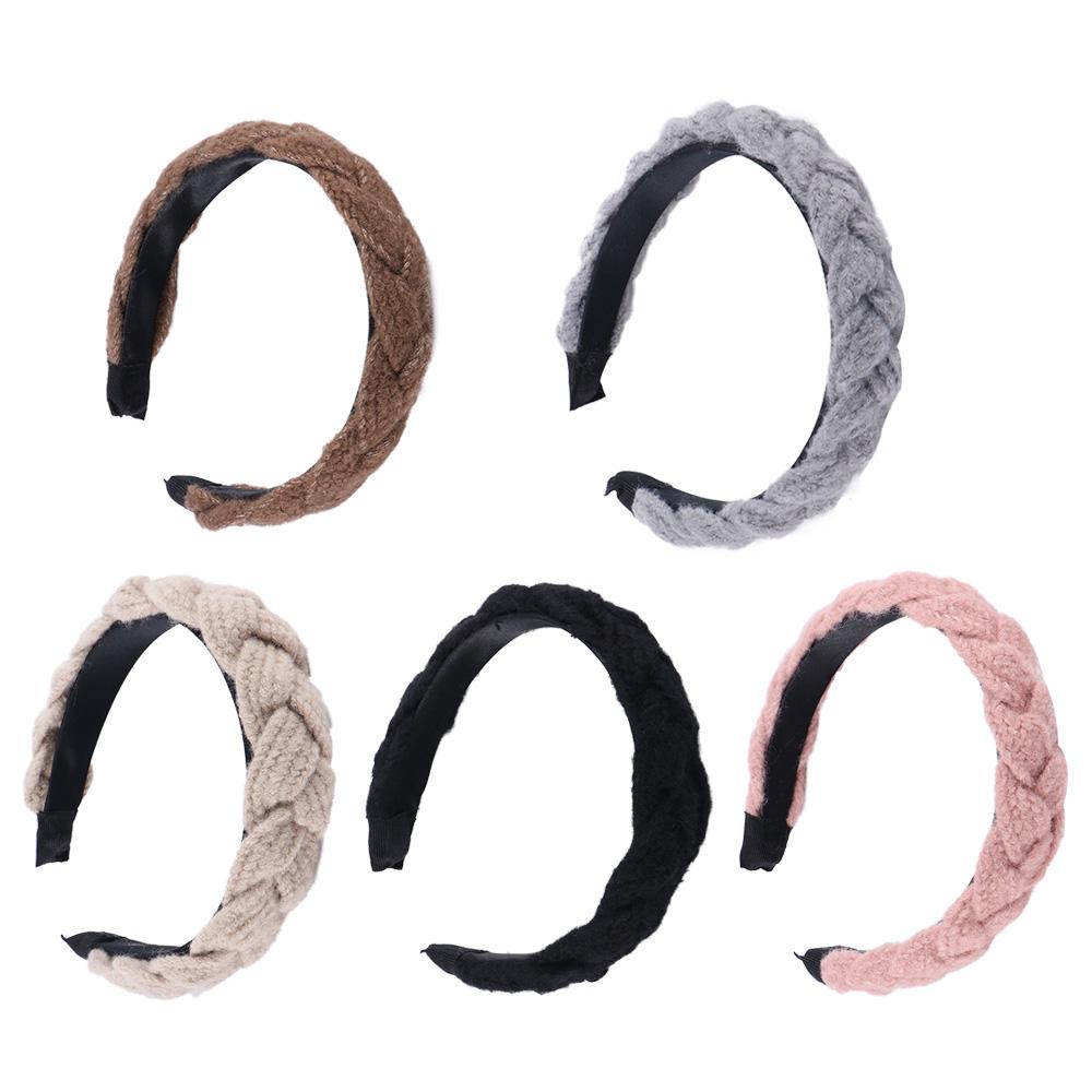 ANEMONE Băng Đô Len Màu Trơn Thời Trang Dành Cho Nữ