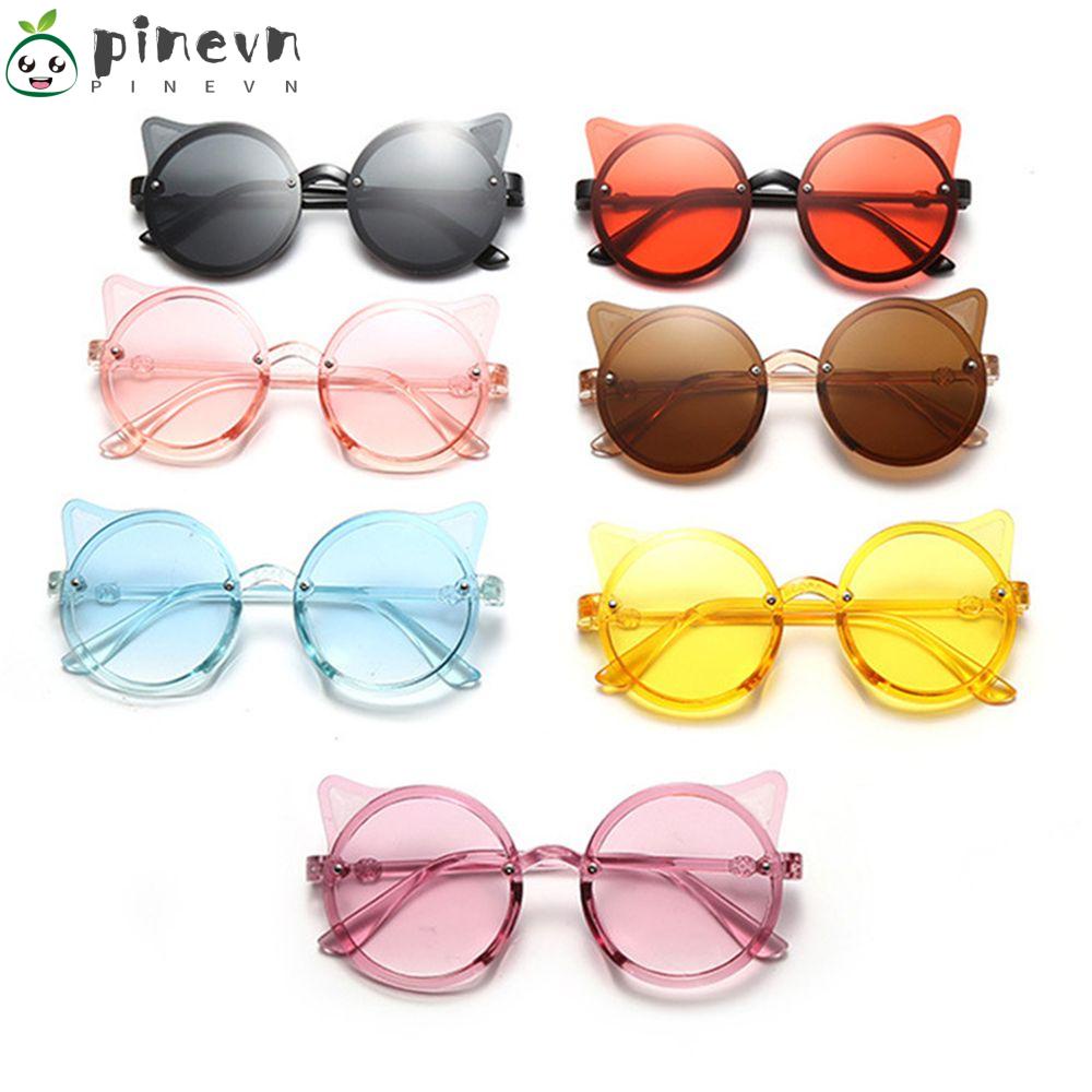 PINEVN Kính Mát Tròn Chống Tia UV Dễ Thương Dành Cho Bé Trai Bé Gái