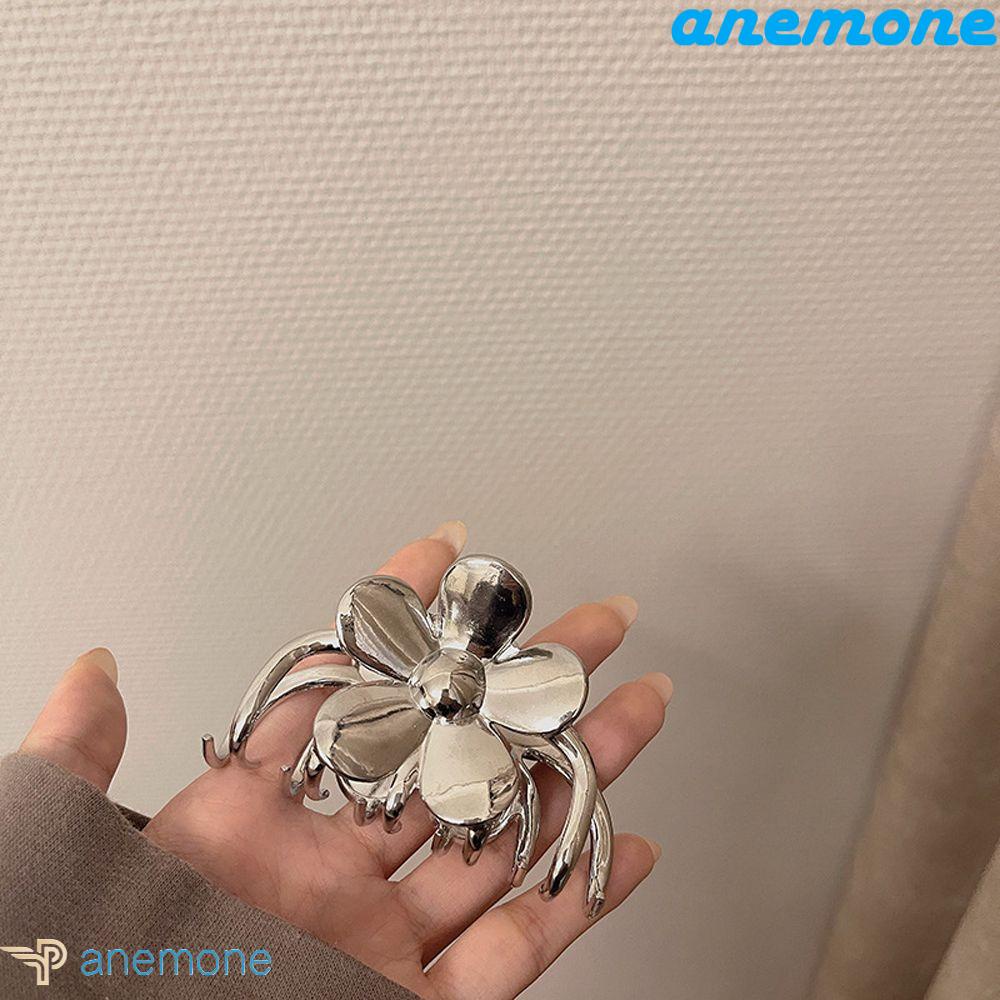 ANEMONE Kẹp Tóc Hình Cá Mập Bằng Kim Loại Kiểu Retro Thời Trang Mùa Hè Cho Nữ