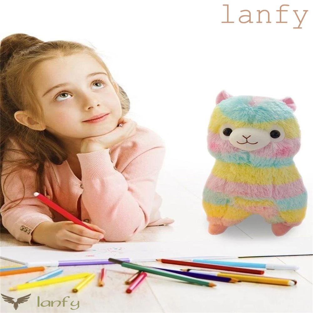 Thú Nhồi Bông Hình Lạc Đà Hoạt Hình Nhiều Màu Cho Bé