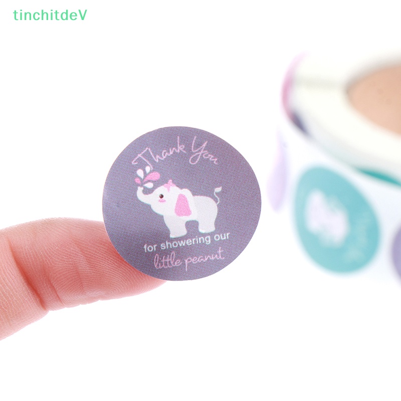 [TinchitdeV] 1 Cuộn 500 Miếng Dán Hình Động Vật Rừng Đục Lỗ Cho Bữa Tiệc Trẻ Em [Mới]