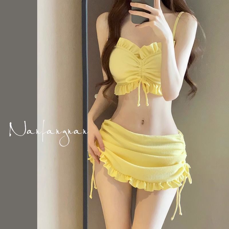 Bộ Đồ Bơi Bikini Dạng Váy Xẻ Cao Cấp Phong Cách Mới Năm 2023