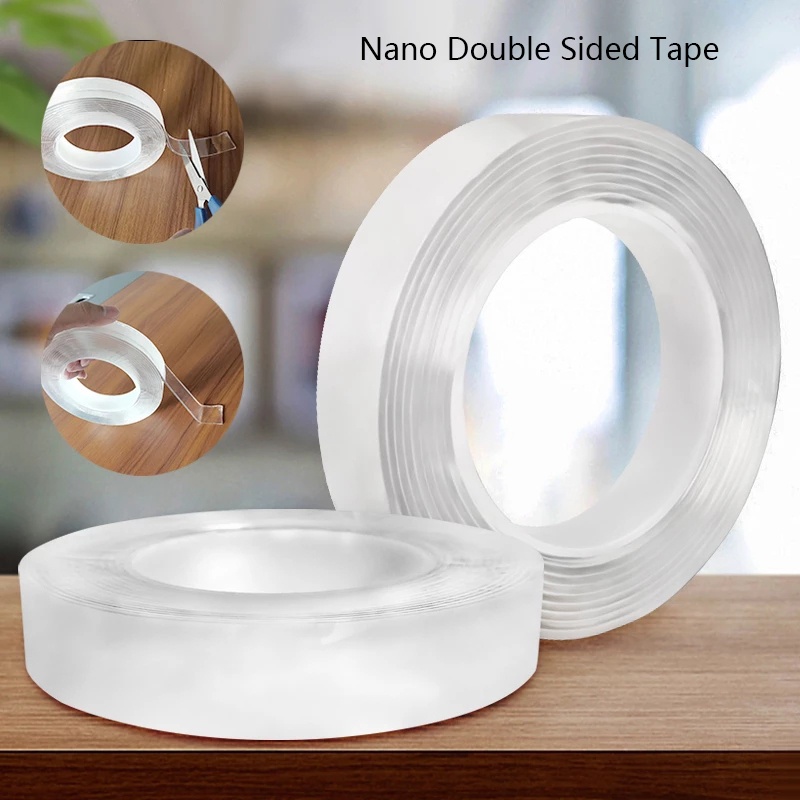 Băng Keo Nano Một Mặt Trong Suốt Chống Nước Chống Ẩm Dán Khe Hở Cho Bồn Rửa Nhà Bếp