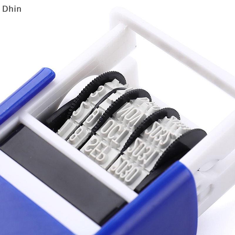 [Dhin] DIY Handle Account Date Stamps Stamping Mud Set Mini Self-Inking Stamps COD