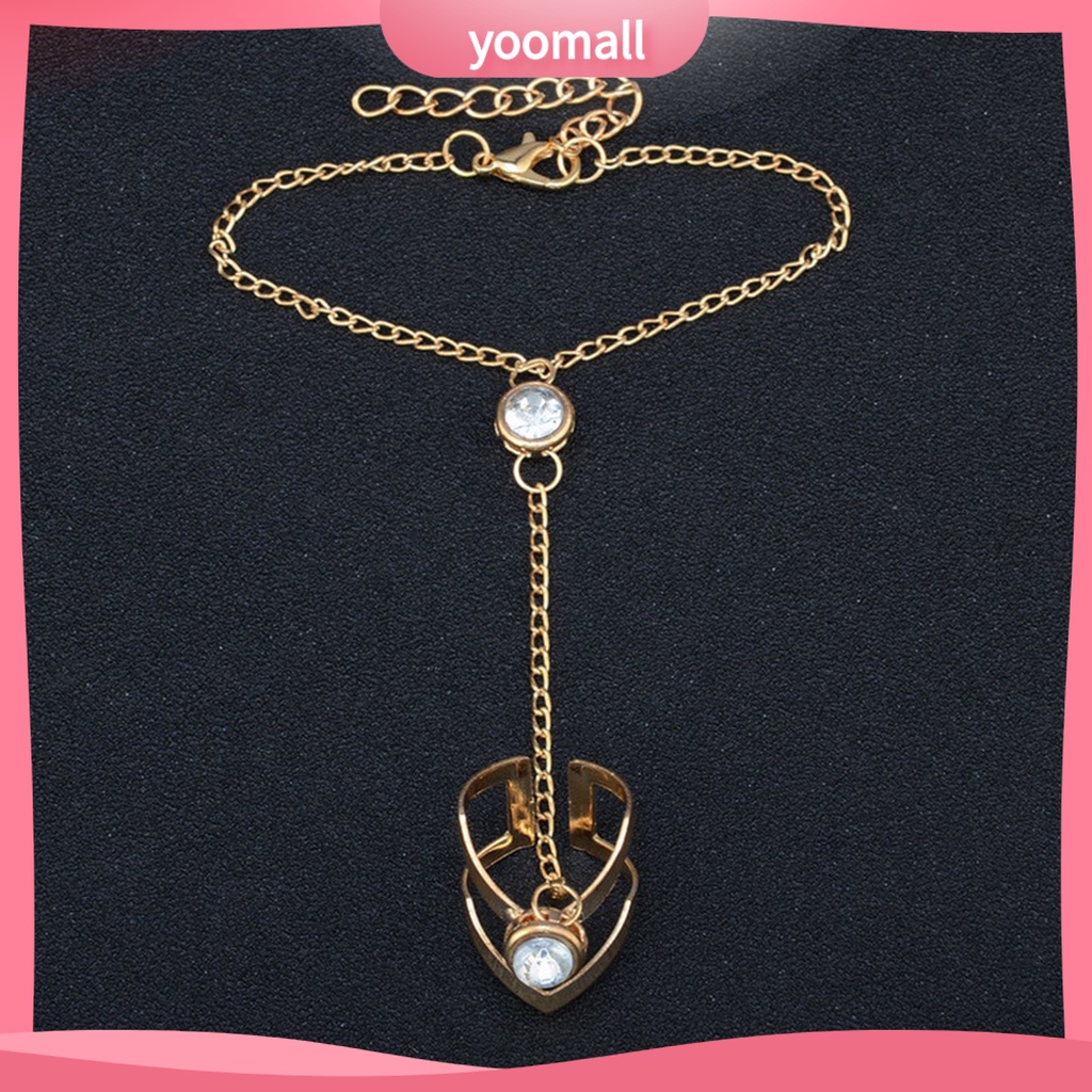 Bộ Nhẫn Đeo Ngón Tay Hình Mũi Tên Rỗng Đánh Bóng Điều Chỉnh Được Dành Cho Bạn Nữ Mặc Mỗi Ngày