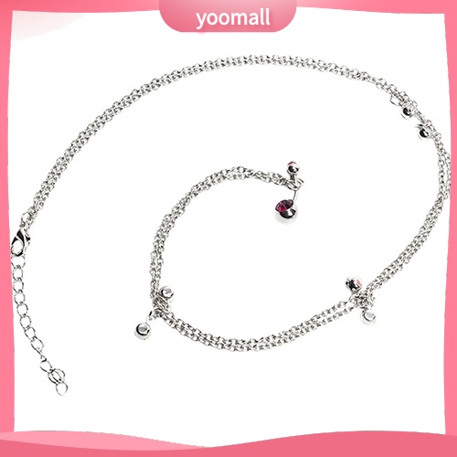 Khuyên Rốn Phối Dây Xích Đính Đá Cá Tính Cho Nữ