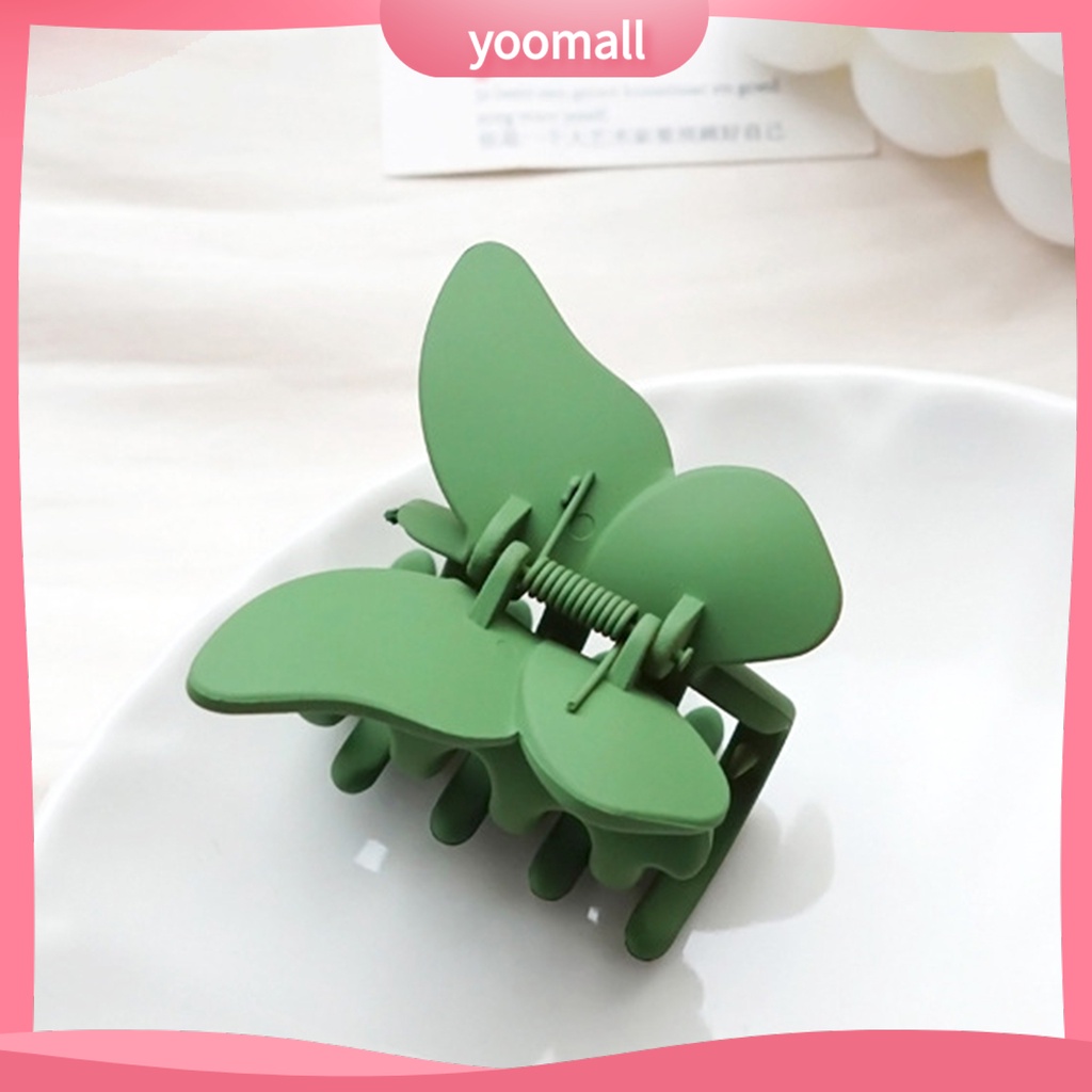 Kẹp Tóc Màu Trơn Chống Trượt Kiểu Dáng Đơn Giản Cho Nữ