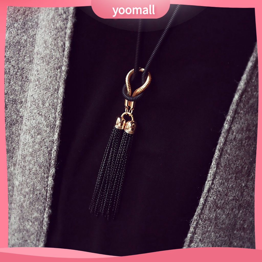 Vòng cổ Dài Tua Rua Thanh Lịch Cho Nữ