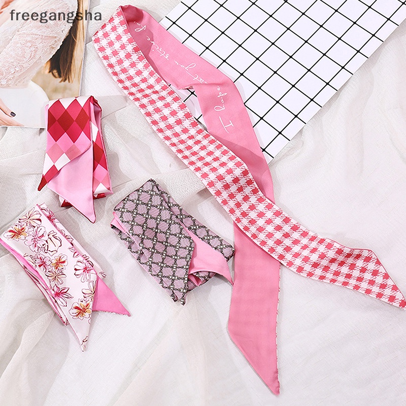 Fashion Long Silk Scarf Hair Band Hair-Binding All-Match High Sense Headdress Celebrity Hair Accessories For Women Headband FDH